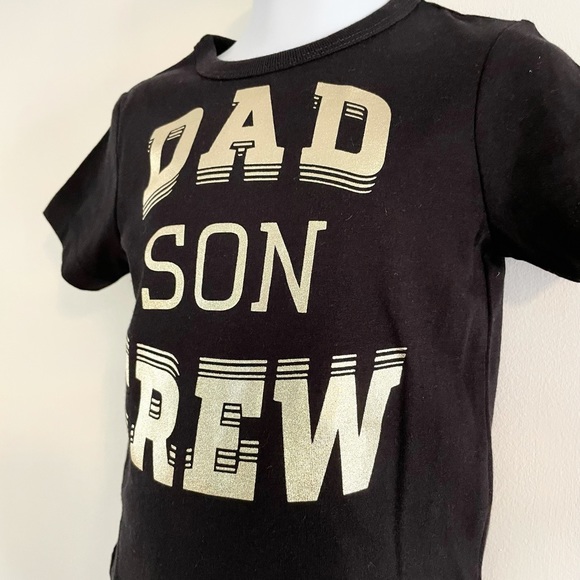 🆕Boy’s The Children’s Place DAD SON CREW Graphic Tee - Picture 4 of 5